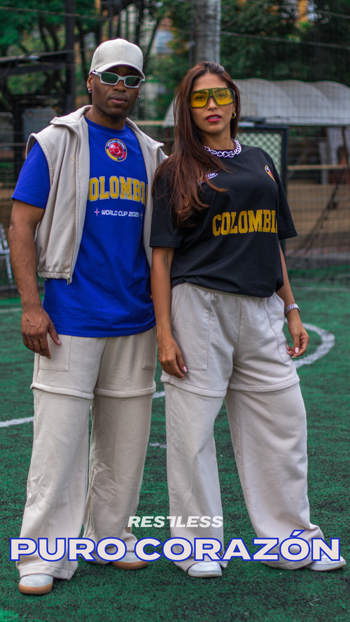 CAMISETA PARA EL MUNDIAL FUTBOL COLOMBIA 2026|Color:AZUL