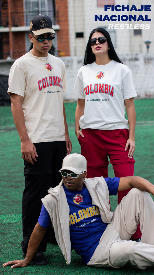 CAMISETA PARA EL MUNDIAL FUTBOL COLOMBIA 2026|Color:GOLD
