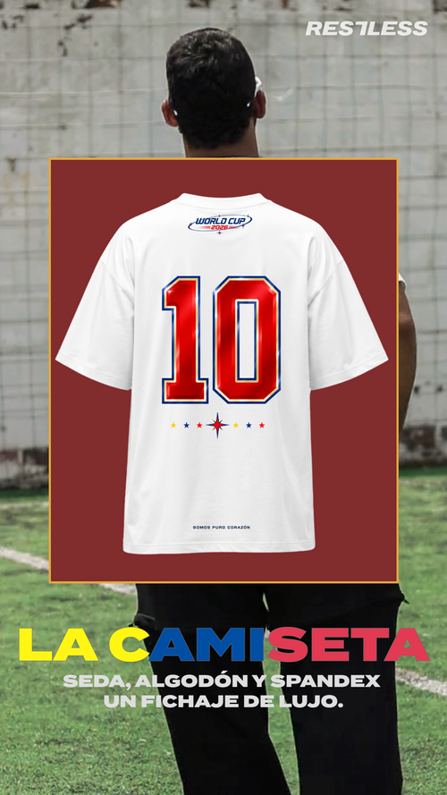 CAMISETA PARA EL MUNDIAL FUTBOL COLOMBIA UNISEX HOMBRE MUJER 2026|Color:BLANCO