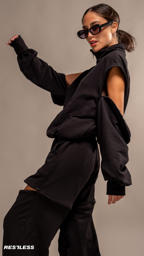 RESTLESS HIGH QUALITY FRENCH TERRIER COTTON ACTIVEWEAR SET WOMEN BLACK NOIR DARK |Color:NOIR
ropa deportiva RESTLESS para mujer bonita de alta calidad |Color:NOIR
ORGANIC COTTON NATURAL FABRICS
FABRICS|Color:NOIR